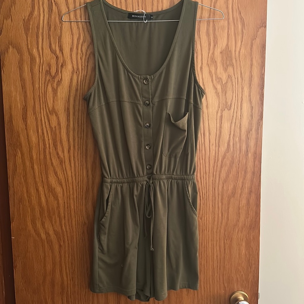 Olive Green Romper